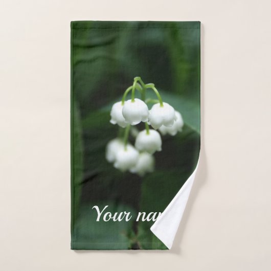 Puissent des lis blancs (Serviette à main)