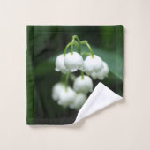 Puissent des lis blancs (Gant de toilette)