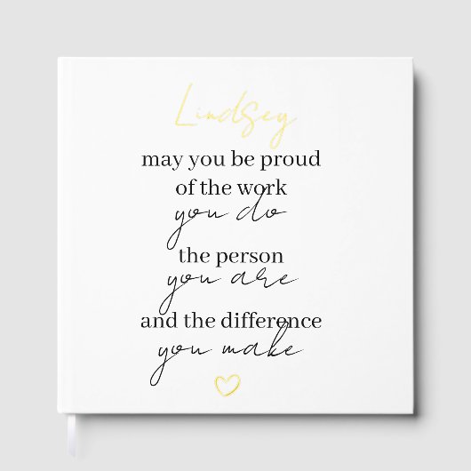 Puissiez-vous être fier du travail que vous faites (Recto)