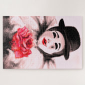 Puitmond met kast en Roos Legpuzzel (Horizontaal)