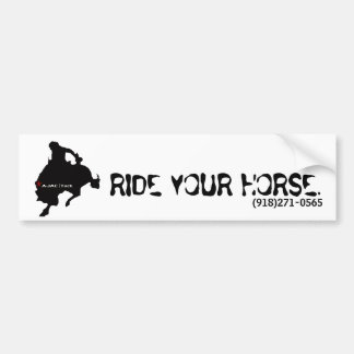 Puitpen vers 4, RIDE UW HORSE., (918)271-0565 Bumpersticker