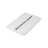 Puits bonjour là, tapis de bain magnifique (Angle)