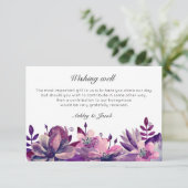 Puits de souhaits floral. Cartes d'insertion de ma (Debout devant)