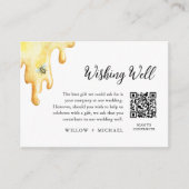 Puits de vœux CALLA Bee, Carte QR de caisse de lun (Devant)