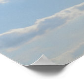 Puits lumineux avec nuages Poster (Coin)