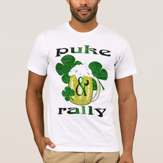 puk en rally t-shirt (Voorkant)