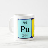 Puk tasse de nom de table périodique (Devant gauche)