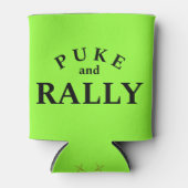 Puke en Rally Koelbox - Grappige Stoute Typografie Blikjeskoeler (Voorkant)