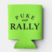 Puke en Rally Koelbox - Grappige Stoute Typografie Blikjeskoeler (Achterkant)