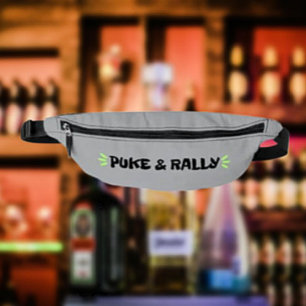 Puke & Rally Fanny Pack Feestoverlevingsuitrusti Heuptasje