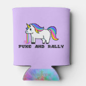 Puke & Rally Rainbow Unicorn Koelbox | pixel Blikjeskoeler (Achterkant)