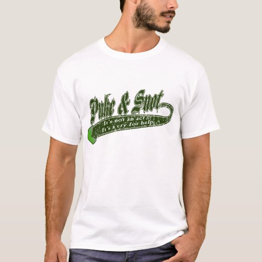Puke & Snot "Het is geen wet".... T-shirt (Voorkant)