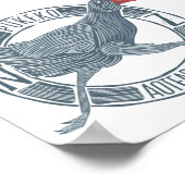 Pukeko Aotearoa Nieuw-Zeeland Poster (Hoek)