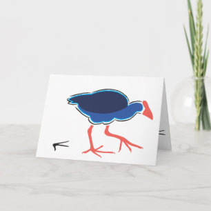 Pukeko die Kaart vouwen