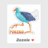 Pukeko Sticker (Vel)