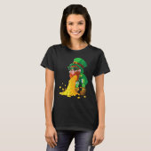 Puking Leprechaun Shirt Funny St Patrick's Day Dri (Voorkant volledig)