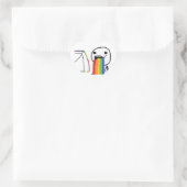 Puking Rainbows Hart Sticker (Tas)