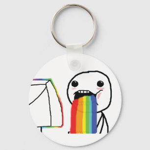 Puking Rainbows Sleutelhanger