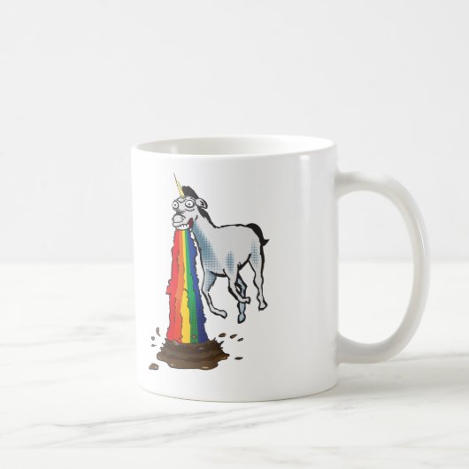 Puking Unicorn Mok (Rechts)