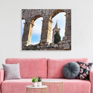 Pula Arena Kroatië Canvas Afdruk
