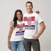 Pula Croatie Vintage Flaggen T-shirt (Unisexe)