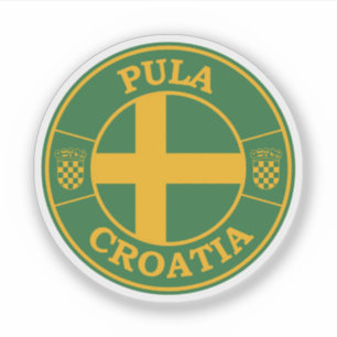 Pula Kroatië Ronde Cirkel Embleem Sticker
