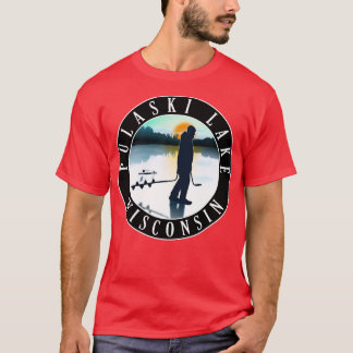 Pulaski Lake Wisconsin Ice Gevist T-shirt