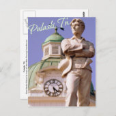 Pulaski, TN Sam Davis Statue Carte postale (Devant / Derrière)