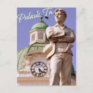 Pulaski, TN Sam Davis Statue Carte postale