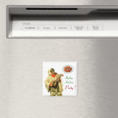 PULCINELLA  ITALIAANS KOKEN PARTY ,wit Magneet (Insitu (Vaatwasser))