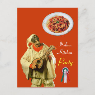 PULCINELLA ITALIAN KITCHEN PTY Oranje Recipe Briefkaart