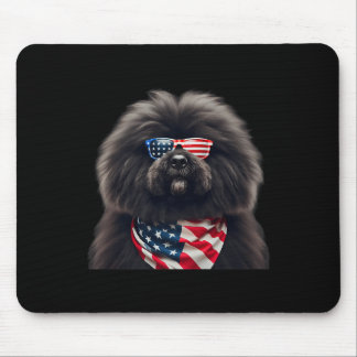 Puli Dog 4 juli Amerikaanse Onafhankelijkheidsdag Muismat