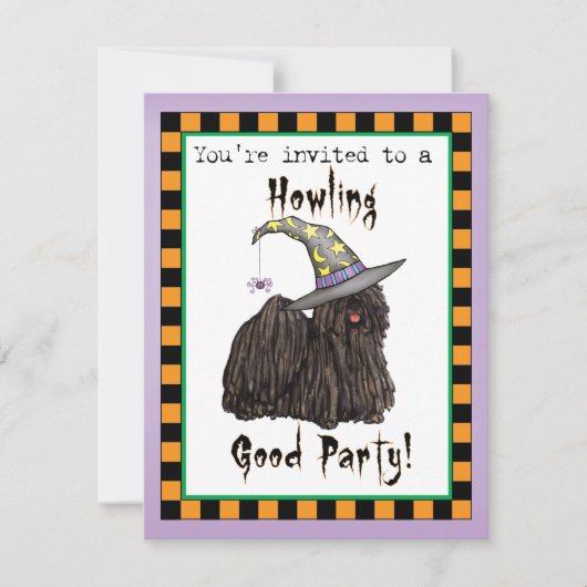 Puli Heksen Uitnodiging (Voorkant)