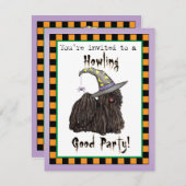 Puli Heksen Uitnodiging (Voorkant / Achterkant)