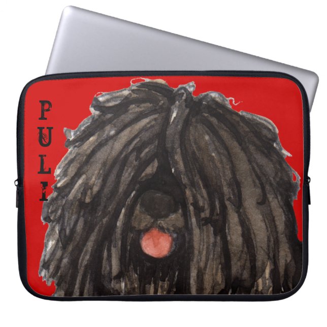 Puli-kleurenblok Laptop Sleeve (Voorkant)