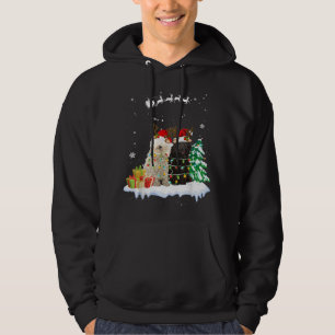 Puli Reindeer Xmas Lichte Kerstkerstversieringen Hoodie