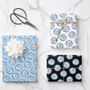 Puli Schilderij Witte Crème Schattigee Originele H Inpakpapier Vel