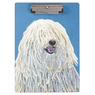 Puli-schilderijen - Kute Original Dog Art Klembord