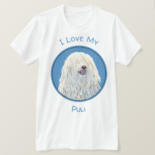 Puli-schilderijen - Kute Original Dog Art T-shirt
