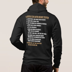 Pull À Capuche 10 Regeln zum Daten meiner Tochter. Vater. Lustig