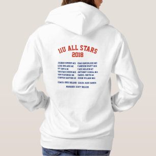 Pull À Capuche 11 U toute la chemise d'étoiles