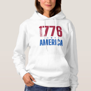Pull À Capuche 1776 Amérique 250 ans de liberté historique
