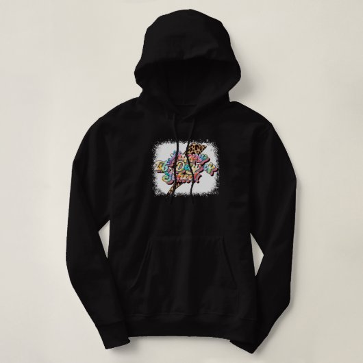 Pull À Capuche 1er jour heureux de l'école (Design devant)
