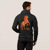 Pull À Capuche 2026 Année du Cheval de Feu (Dos entier)