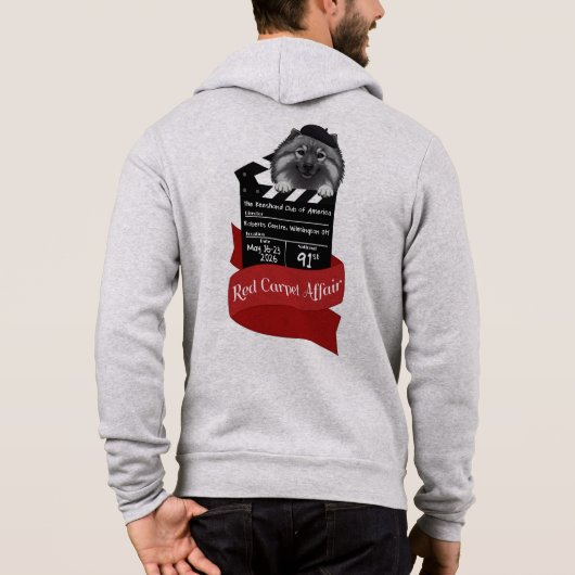 Pull À Capuche 2026 Keeshond National Full Zip Hoodie (Dos)