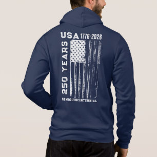 Pull À Capuche 250e anniversaire États-Unis 4 juillet