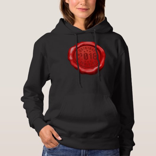 Pull À Capuche 4e anniversaire garçon fille originale 2018 4 ans (Devant)