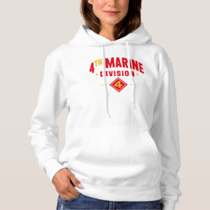 Pull À Capuche 4e Division maritime "Combattez quatrième" Femmes
