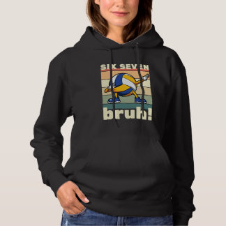 Pull À Capuche 67 Meme Funny Six Seven Bruh Kids Boys Girls Dab V