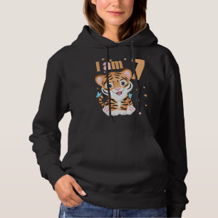 Pull À Capuche 7 Ans 7 Anniversaire tenue garçon fille tigre